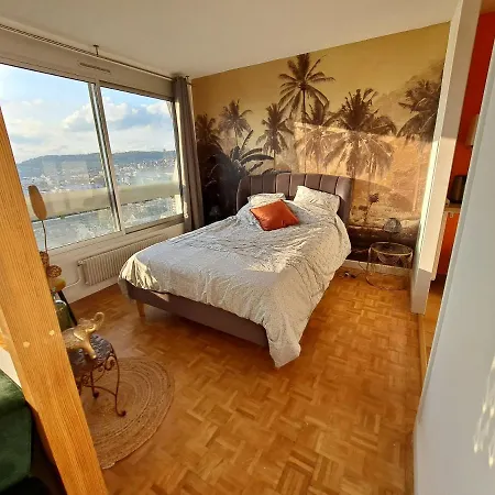 Apartmán Sous Les Etoiles - Dans Gratte-ciel Avec Parking En Sus Rouen